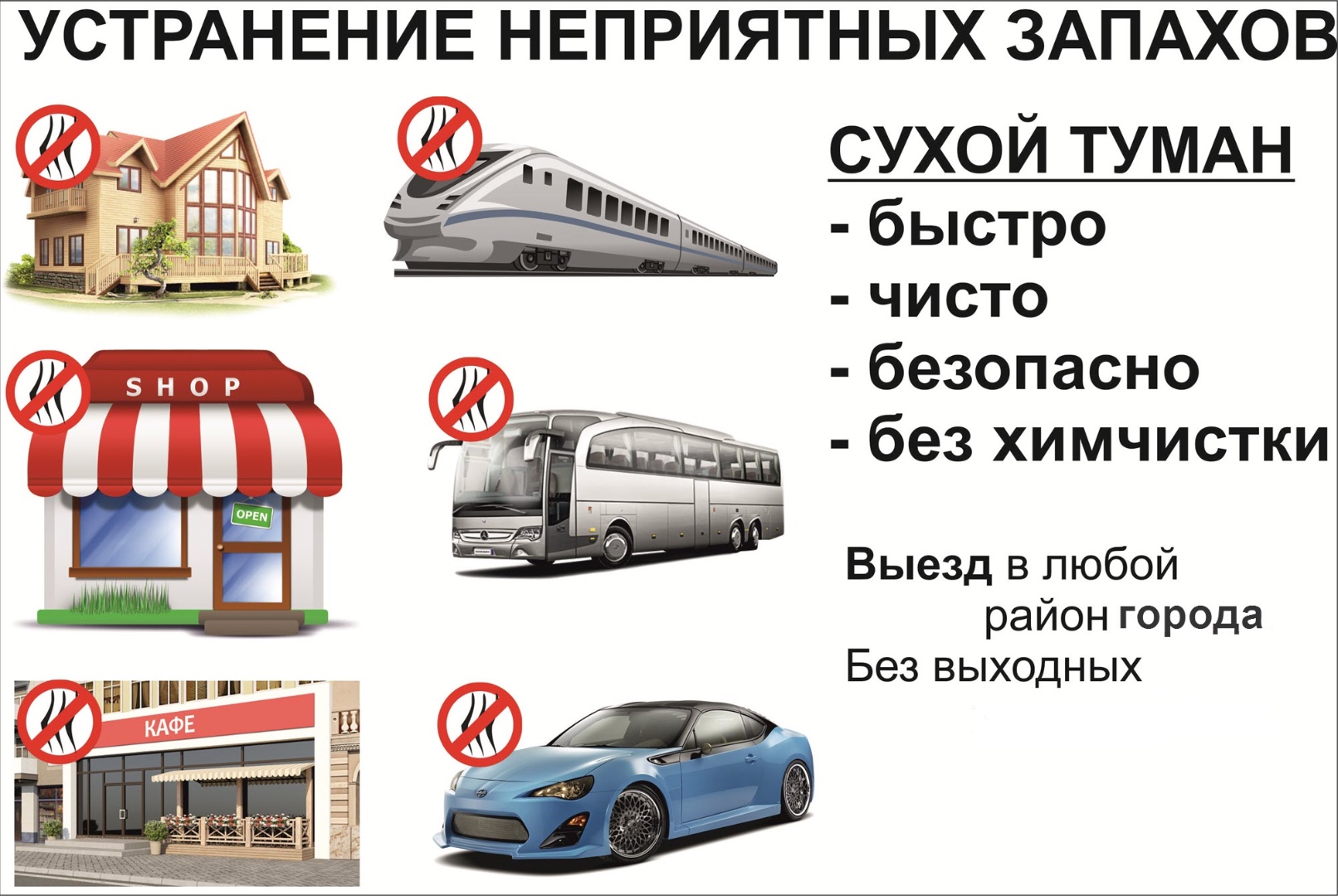 Озонирование салона, Екатеринбург